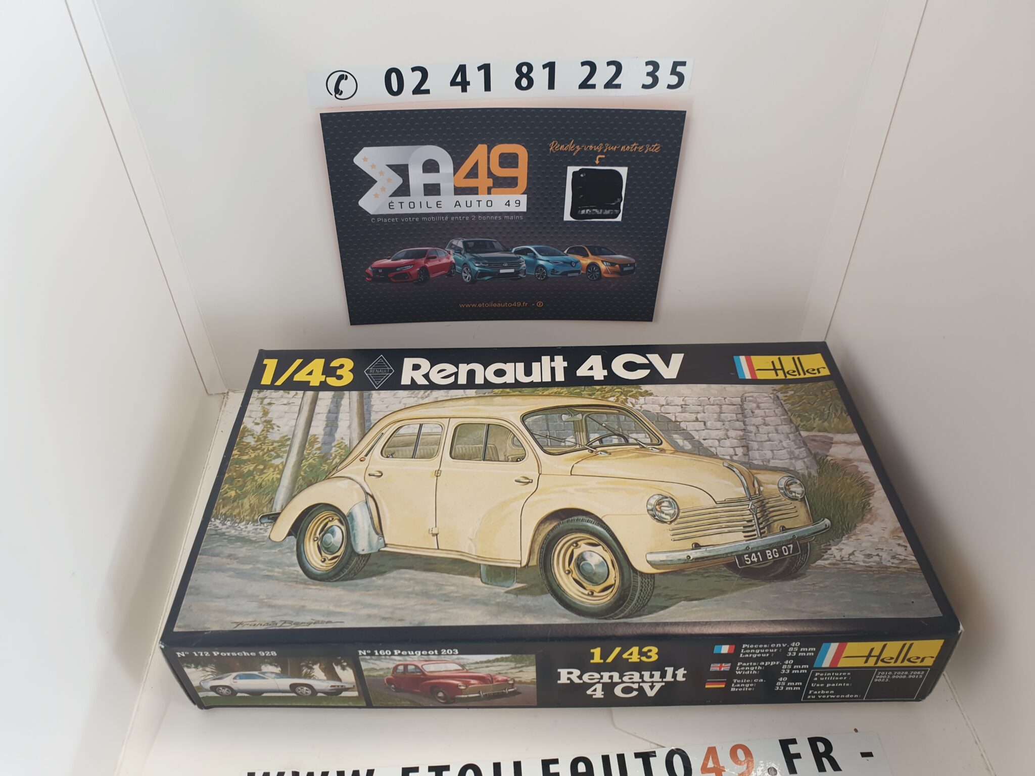 Maquette Renault Cv Heller Etoile Auto